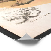 Kleurrijke illustratie van  katten Afdrukken Poster (Hoek)