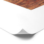 Kleurrijke illustratieafdruk met struisvogel poster (Hoek)