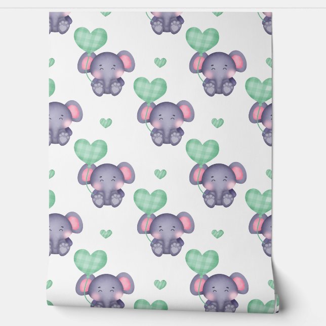 Kleurrijke illustraties van klassiek speelgoed behang (Afrollen)