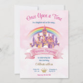 Kleurrijke Illustratieve Prinsessen Verjaardagsfee Kaart (Voorkant)