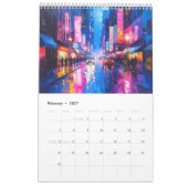 Kleurrijke Impasto Kunstkalender Kalender (Feb 2027)