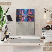 Kleurrijke Impasto Kunstkalender Kalender
