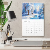 Kleurrijke Impasto Kunstkalender Kalender