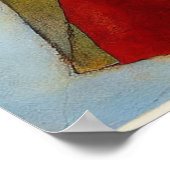 Kleurrijke impressionist Het Licht van Vier Engele Poster (Hoek)