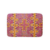 Kleurrijke Indiase borduurwerk print Badmat (Voorkant)