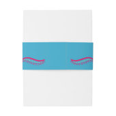 Kleurrijke Indiase bruiloft Modern Uitnodigingen Wikkel (Achterkant Voorbeeld)