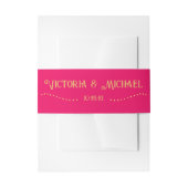 Kleurrijke Indiase bruiloft Modern Uitnodigingen Wikkel (Voorkant Voorbeeld)