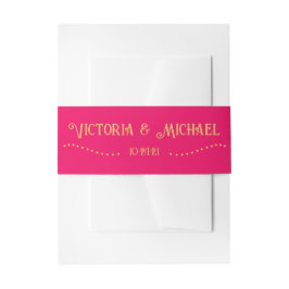 Kleurrijke Indiase bruiloft Modern Uitnodigingen Wikkel