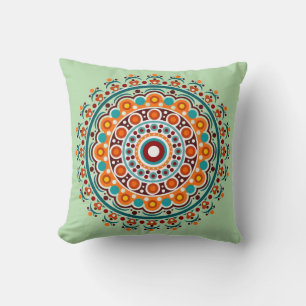 Kleurrijke Indiase Mandala Kussen