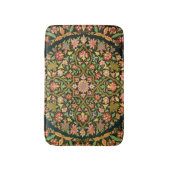  Kleurrijke Indische Bloemen Borduurwerk Print Badmat (Voorkant Verticaal)