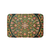  Kleurrijke Indische Bloemen Borduurwerk Print Badmat (Voorkant)