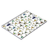 Kleurrijke inheemse bijen notitieboek (Linkerzijde)