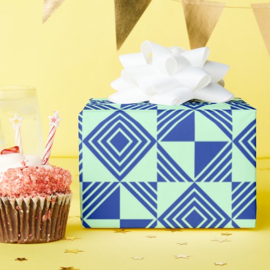 Kleurrijke Initiaal grillige sprankelende bruiloft Cadeaupapier (Verjaardagsfeest)