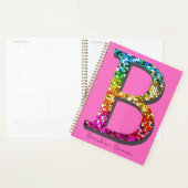 Kleurrijke Initiële B en Monogram Planner (Display)