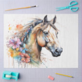 Kleurrijke inkt Blot Horse Tissue Paper Tissuepapier (Craft)