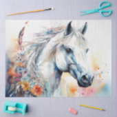 Kleurrijke inkt Blot Horse Tissue Paper Tissuepapier (Craft)