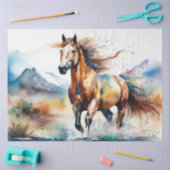 Kleurrijke inkt Blot Horse Tissue Paper Tissuepapier (Craft)