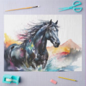 Kleurrijke inkt Blot Horse Tissue Paper Tissuepapier (Craft)