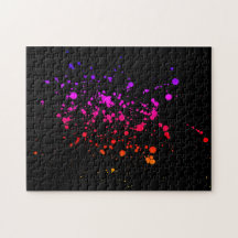 Kleurrijke inktplatter, moeilijk uitdagend