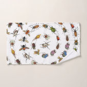 Kleurrijke  insecten & kevers Patroon Bad Handdoek (Handdoek)