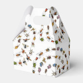 Kleurrijke  insecten & kevers Patroon Bedankdoosjes (Achterkant)