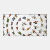 Kleurrijke  insecten & kevers Patroon Bureaumat (Voorkant)