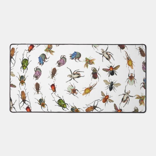Kleurrijke  insecten & kevers Patroon Bureaumat (Voorkant)