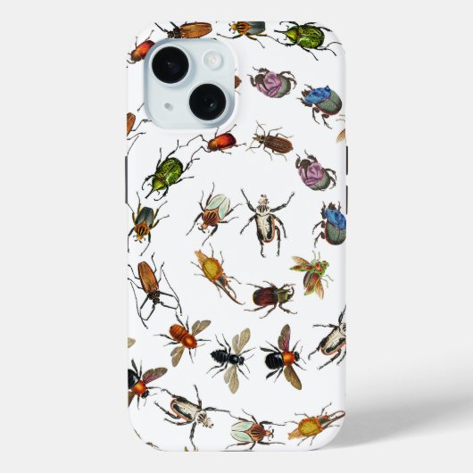 Kleurrijke  insecten & kevers Patroon Case-Mate iPhone Case (Achterkant)