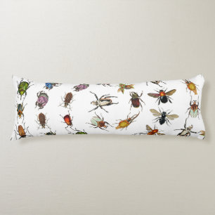 Kleurrijke  insecten & kevers Patroon Lichaamskussen