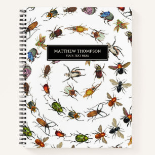 Kleurrijke  insecten & kevers Patroon Notitieboek