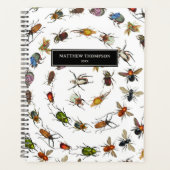 Kleurrijke insecten & kevers Patroon Planner (Voorkant)
