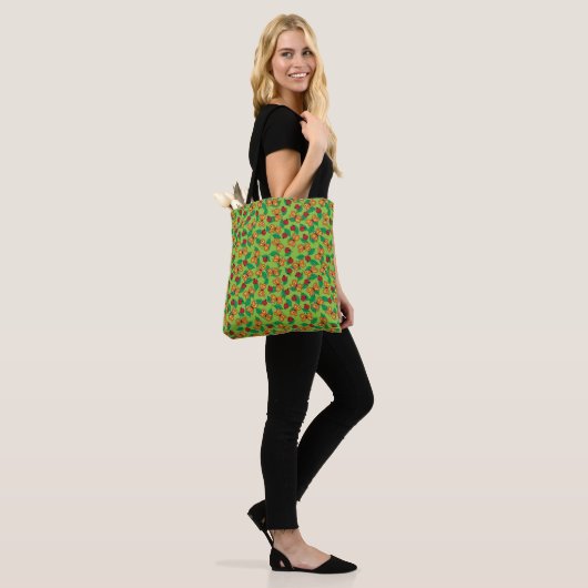 Kleurrijke Insecten, Vlinders en Lieveheersbeestje Tote Bag (Op model)