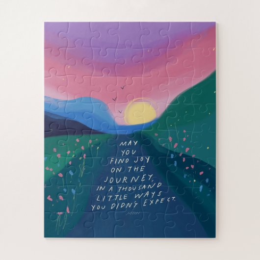 Kleurrijke Inspirerend offerte, reizen, studeren i Legpuzzel (Verticaal)