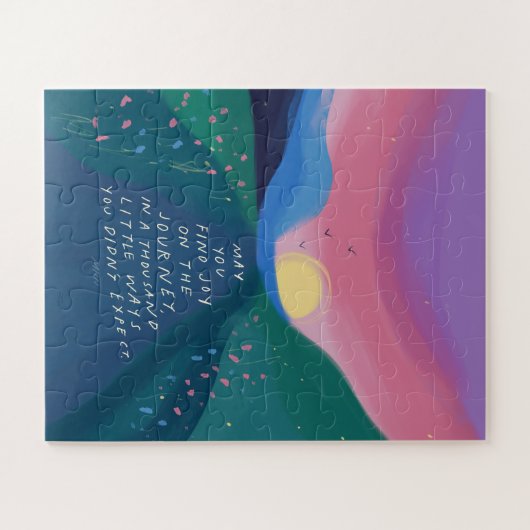 Kleurrijke Inspirerend offerte, reizen, studeren i Legpuzzel (Horizontaal)