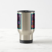 Kleurrijke Inspirerende Bloemen Leuke Inspiratie Reisbeker (Center)