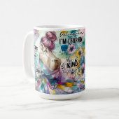 Kleurrijke Inspirerende Vrouw Koffiemok (Voorkant links)