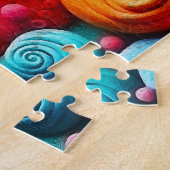 Kleurrijke Instrumenten Legpuzzel (Zijkant)