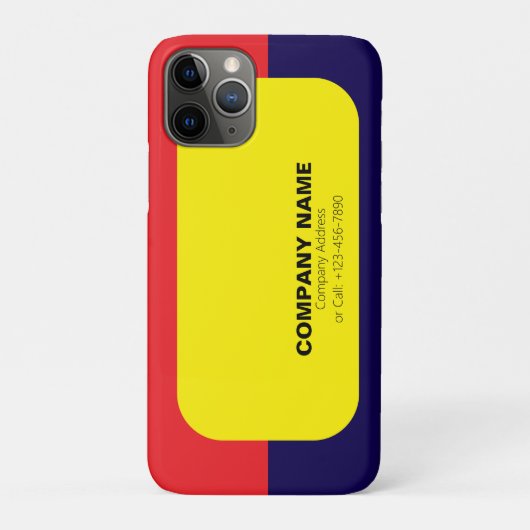 kleurrijke iPhone 11 Pro Hoesje (Achterkant)