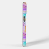 Kleurrijke iPhone 15 Hoesje Agaat Vibrant Marbled  (Achterkant / Rechts)