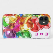 kleurrijke iPhone-draagtas van het hart Case-Mate iPhone Case (Achterkant (horizontaal))