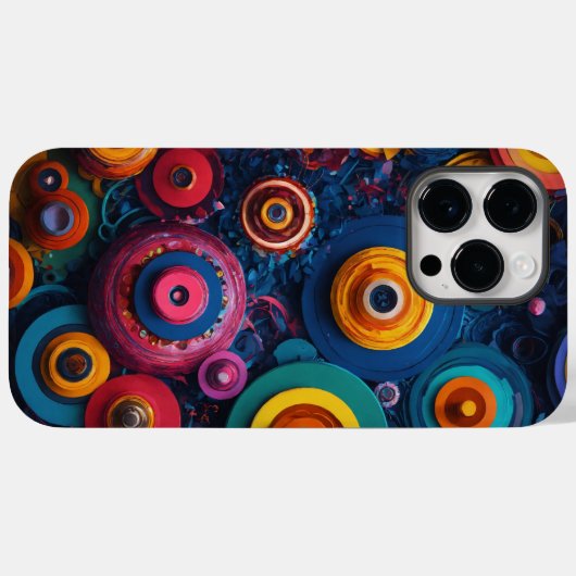 Kleurrijke iPhone hoesjes (Achterkant (horizontaal))