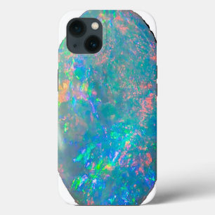 Kleurrijke Iridescent Opal Abstracte telefoonkwe iPhone 13 Hoesje