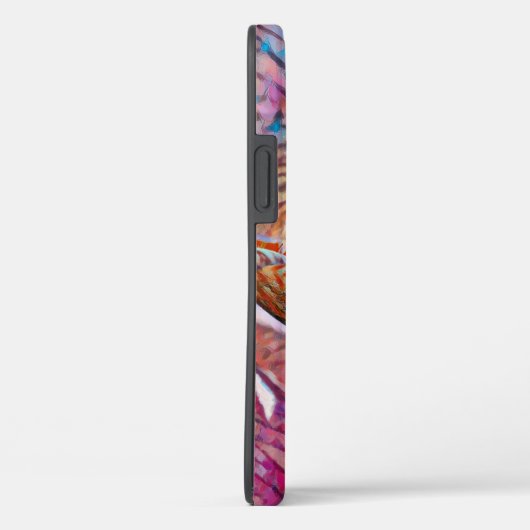 Kleurrijke Iris Flower Abstract Art Telefoon Case (Achterkant / Rechts)