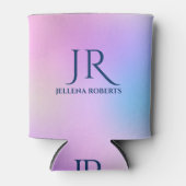 Kleurrijke iriserende achtergrond 3 blikjeskoeler (Voorkant)