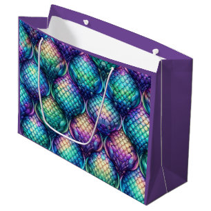 Kleurrijke/iriserende aquatische schubben groot cadeauzakje