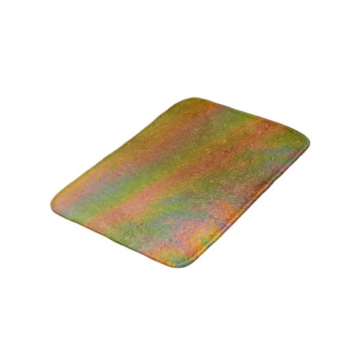 Kleurrijke Iriserende Regenboog Olievlek Badmat (Gekanteld)