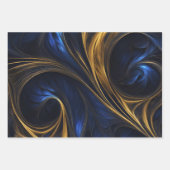 Kleurrijke iriserende wervelpatronen inpakpapier vel (Voorkant 2)