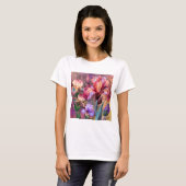 Kleurrijke Irissen T-Shirt (Voorkant volledig)