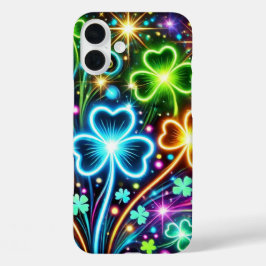 KLEURRIJKE IRSE KELTISCHE KLAVERTJES iPhone 16 PLUS HOESJE