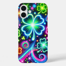 KLEURRIJKE IRSE KELTISCHE KLAVERTJES iPhone 16 PLUS HOESJE